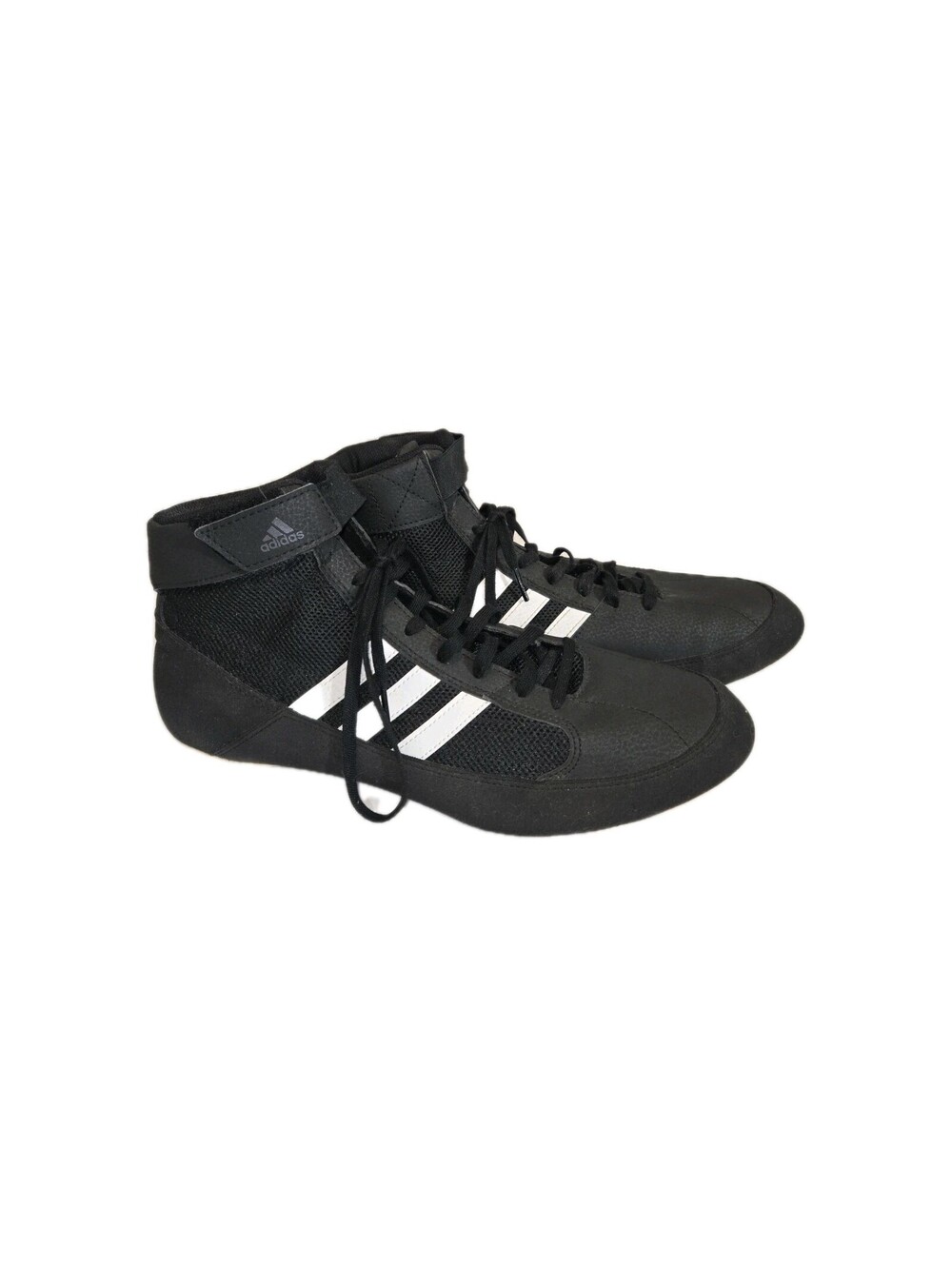 adidas hvc 2 wrestling shoes Sz 13 125730586 Black White